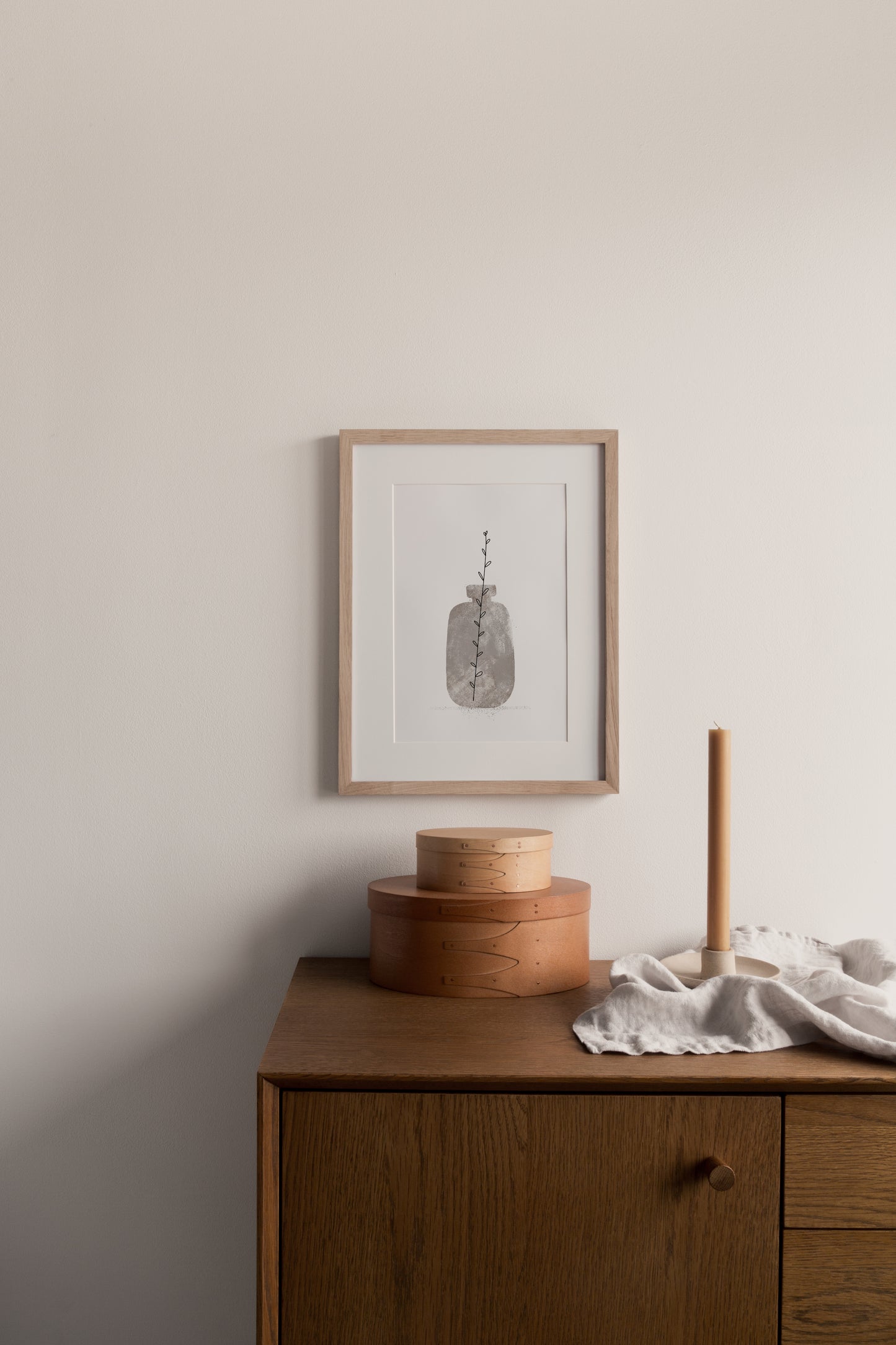Rosemary minimalist illustration print, Herbário RIMA lab