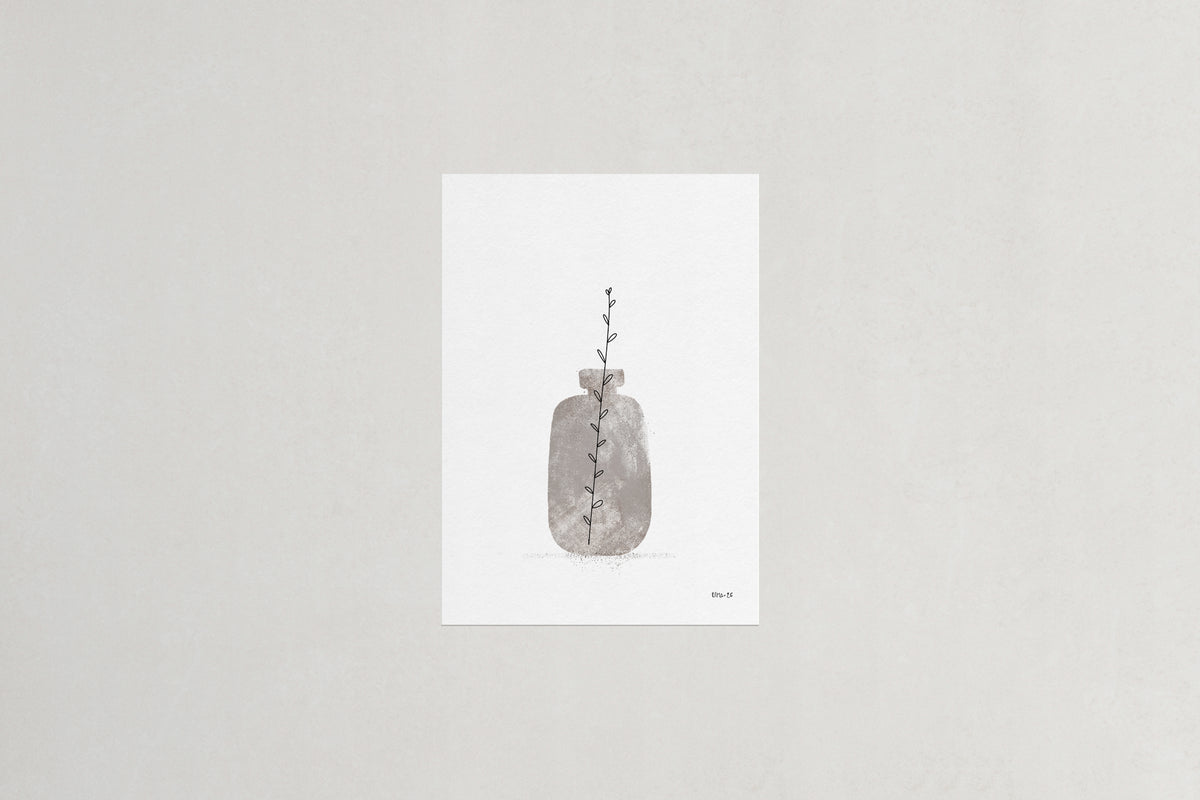Rosemary botanical art print, Herbário by RIMA lab