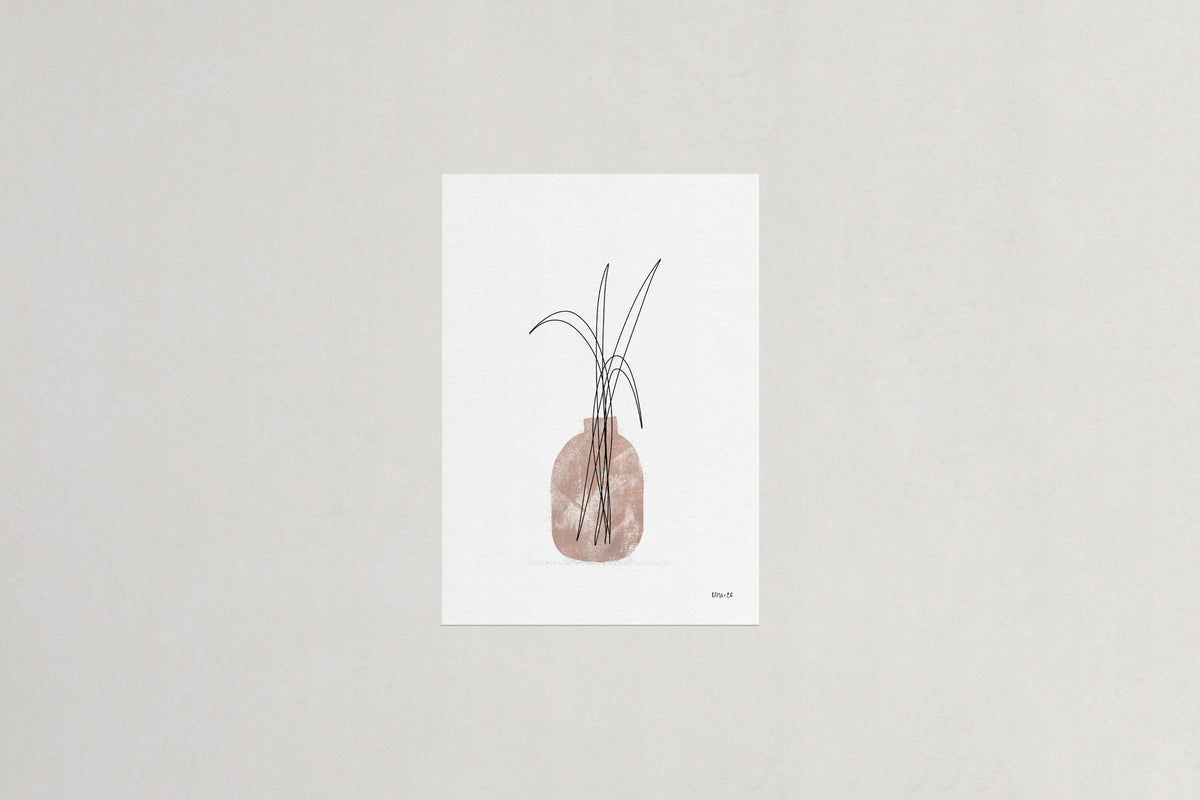 Leaves botanical art print, Herbário by RIMA lab