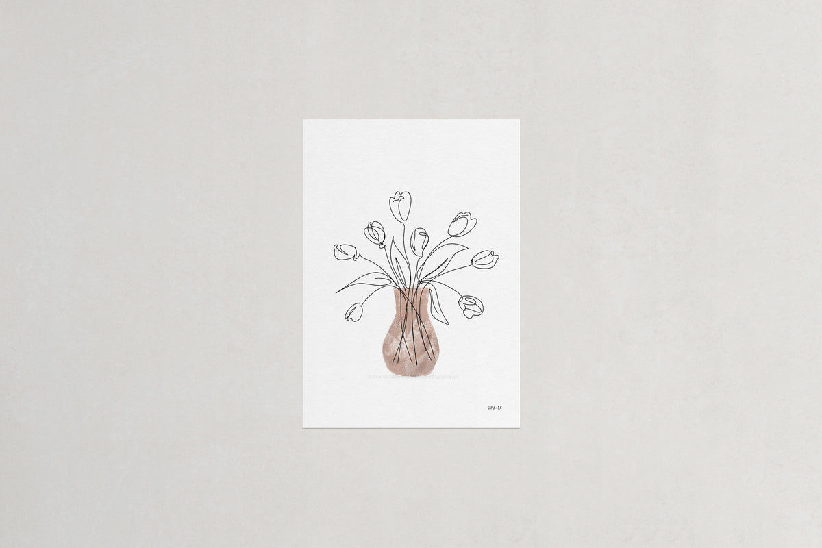 Tulip | botanical art print | Herbário by RIMA lab