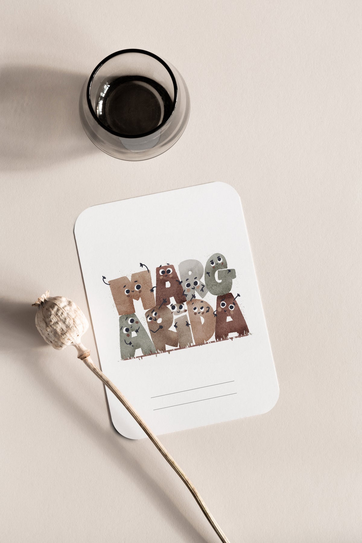 Baby milestone cards in use, month by month, RIMA lab
