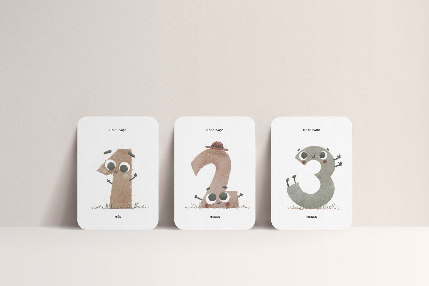 Milestone cards months 1 to 3, RIMA lab