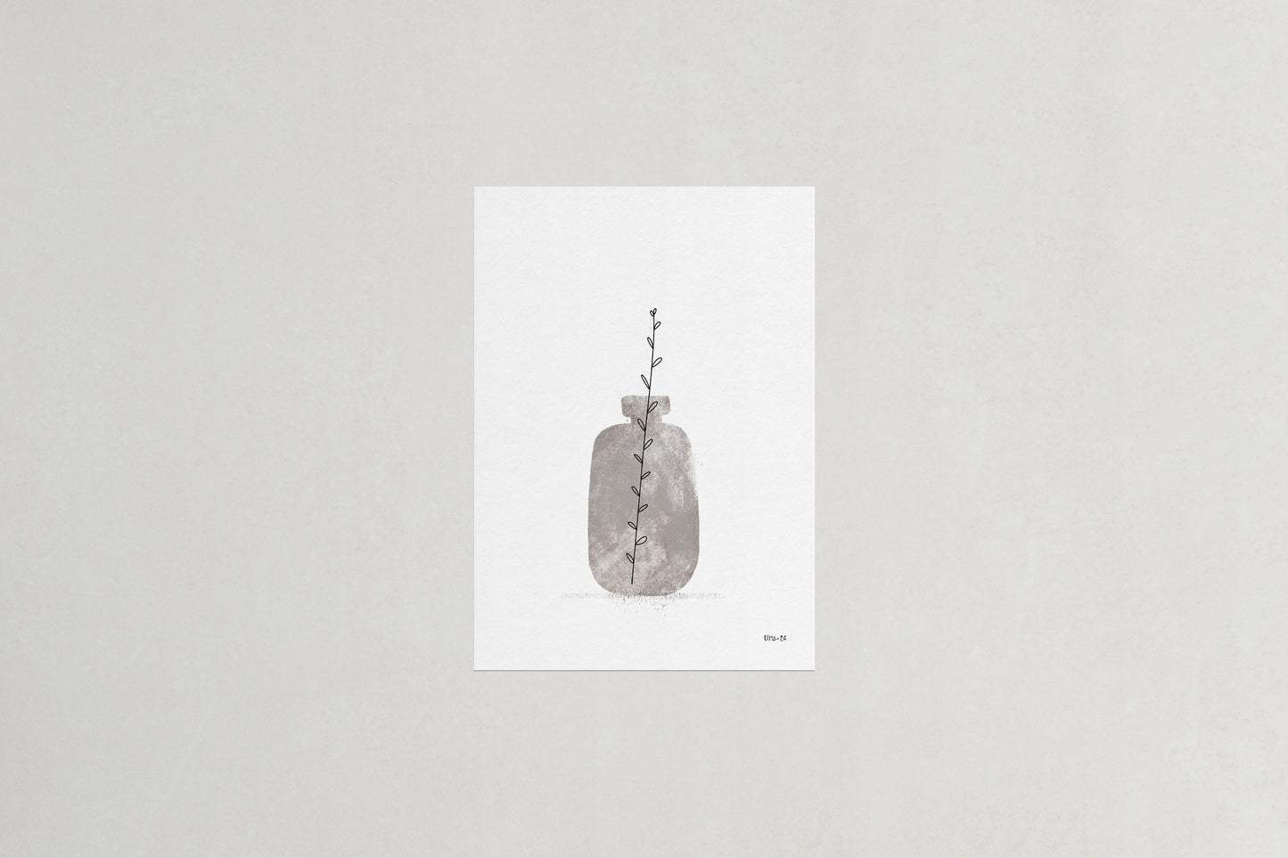 Rosemary botanical art print, Herbário by RIMA lab