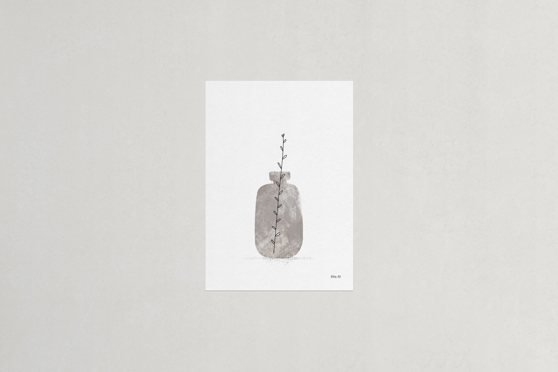 Rosemary botanical art print, Herbário by RIMA lab
