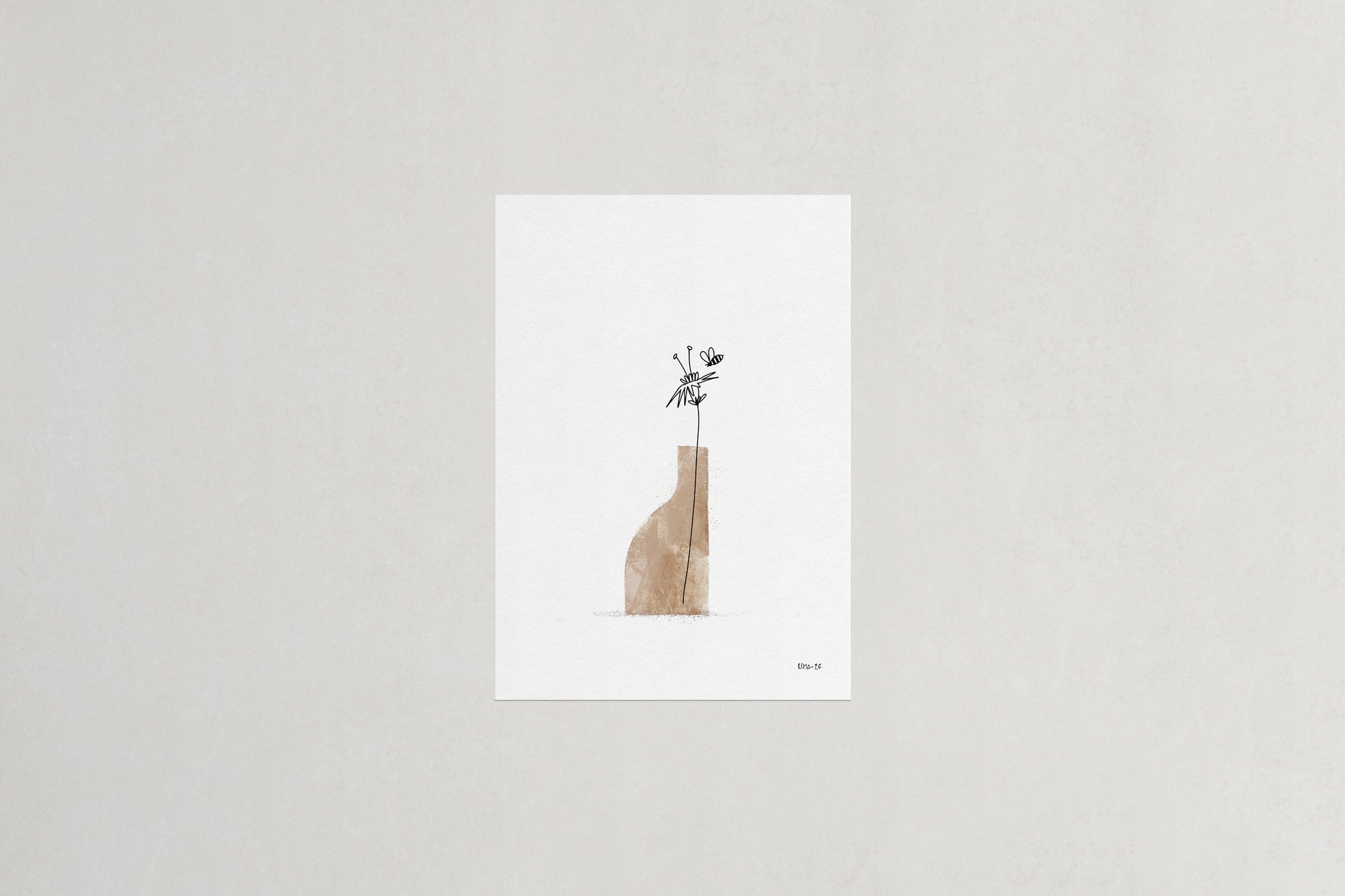 Chamomile botanical art print, Herbário by RIMA lab