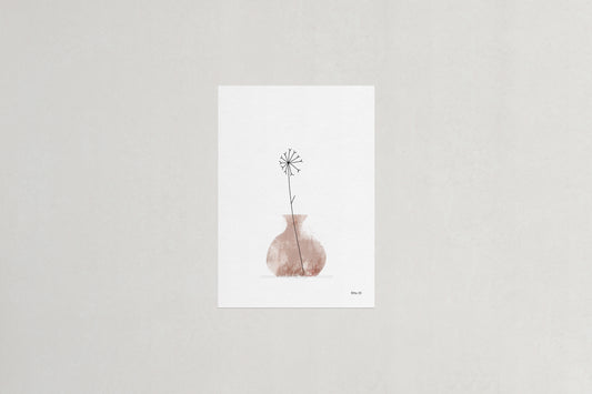 Dandelion botanical art print, Herbário by RIMA lab