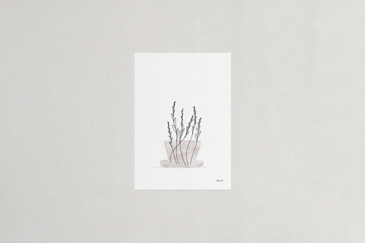 Wildflowers botanical art print, Herbário by RIMA lab