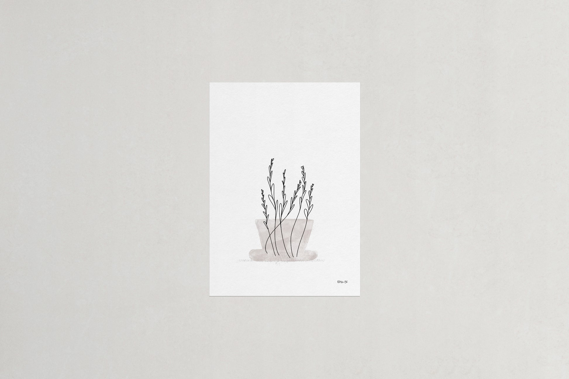Wildflowers botanical art print, Herbário by RIMA lab