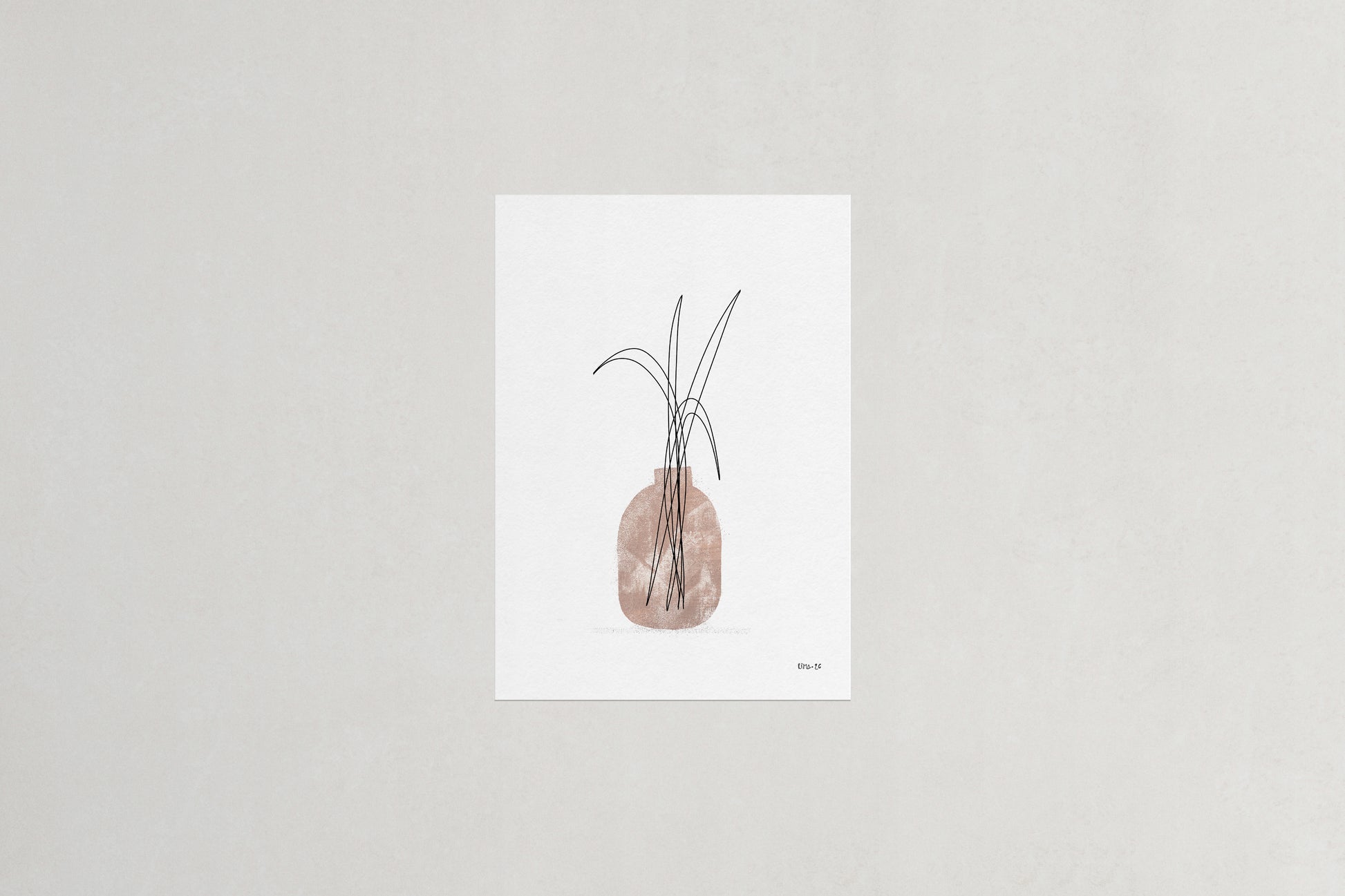 Leaves botanical art print, Herbário by RIMA lab