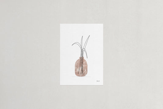 Leaves botanical art print, Herbário by RIMA lab