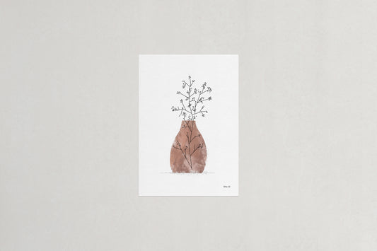 Baby's breath botanical art print, Herbário by RIMA lab