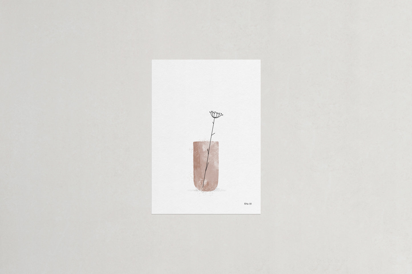 Sow thistle botanical art print, Herbário by RIMA lab