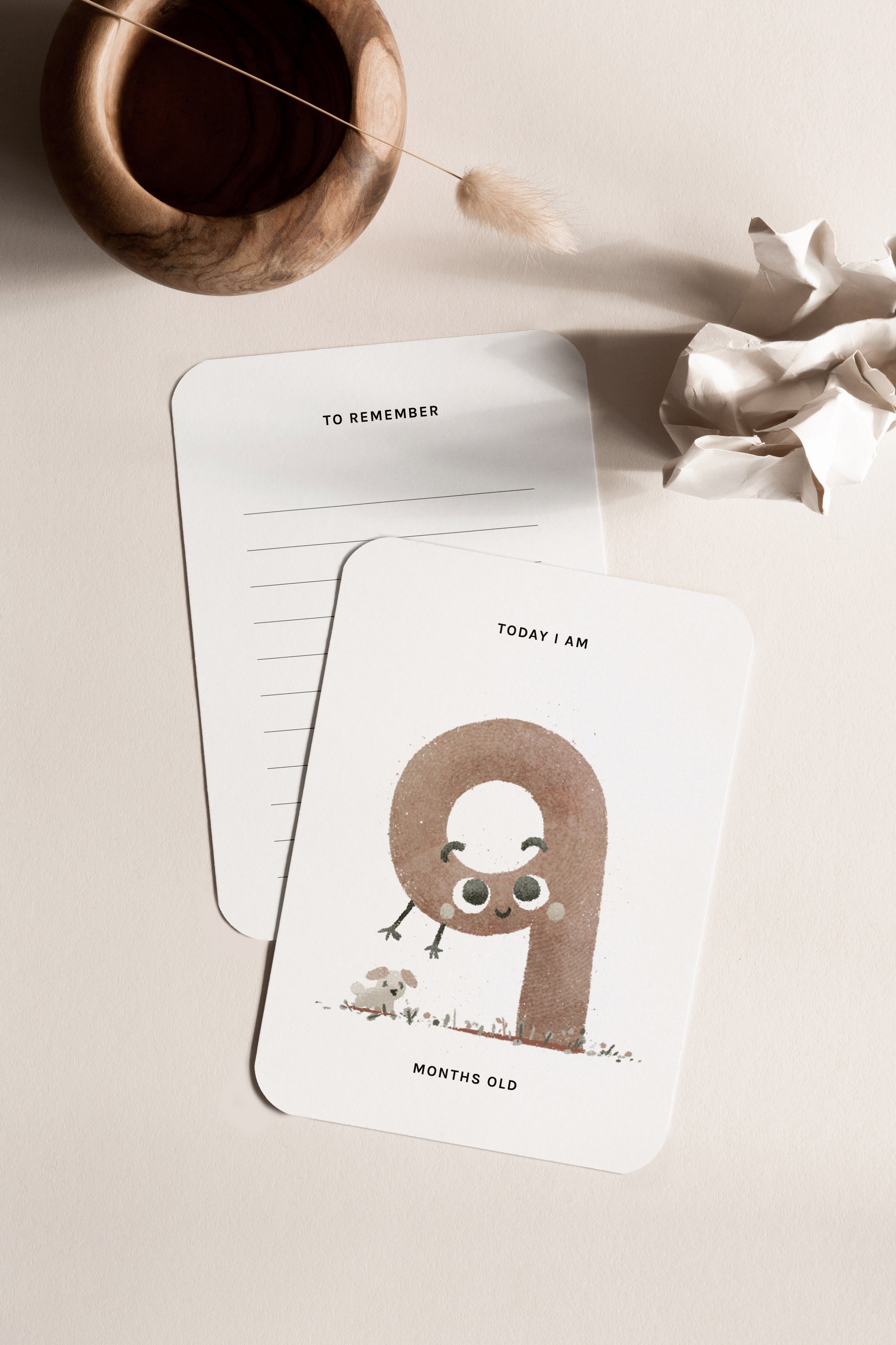 Milestone cards detail, minimalist illustration, RIMA lab