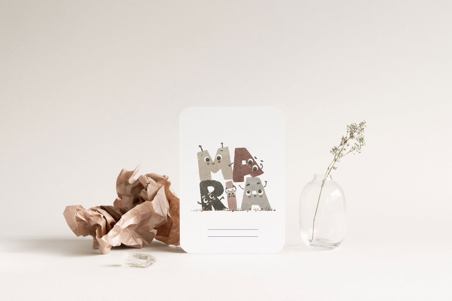 Baby milestone cards set, minimalist illustrated, RIMA lab